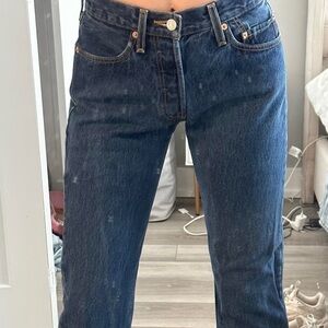Vintage Levi dark denim mid rise